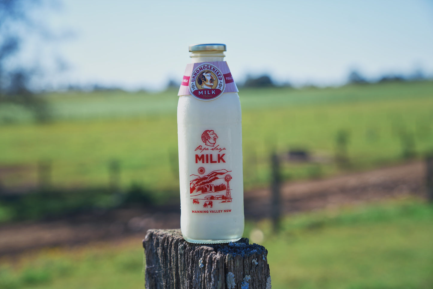 Unhomogenised Milk 750ml | glass