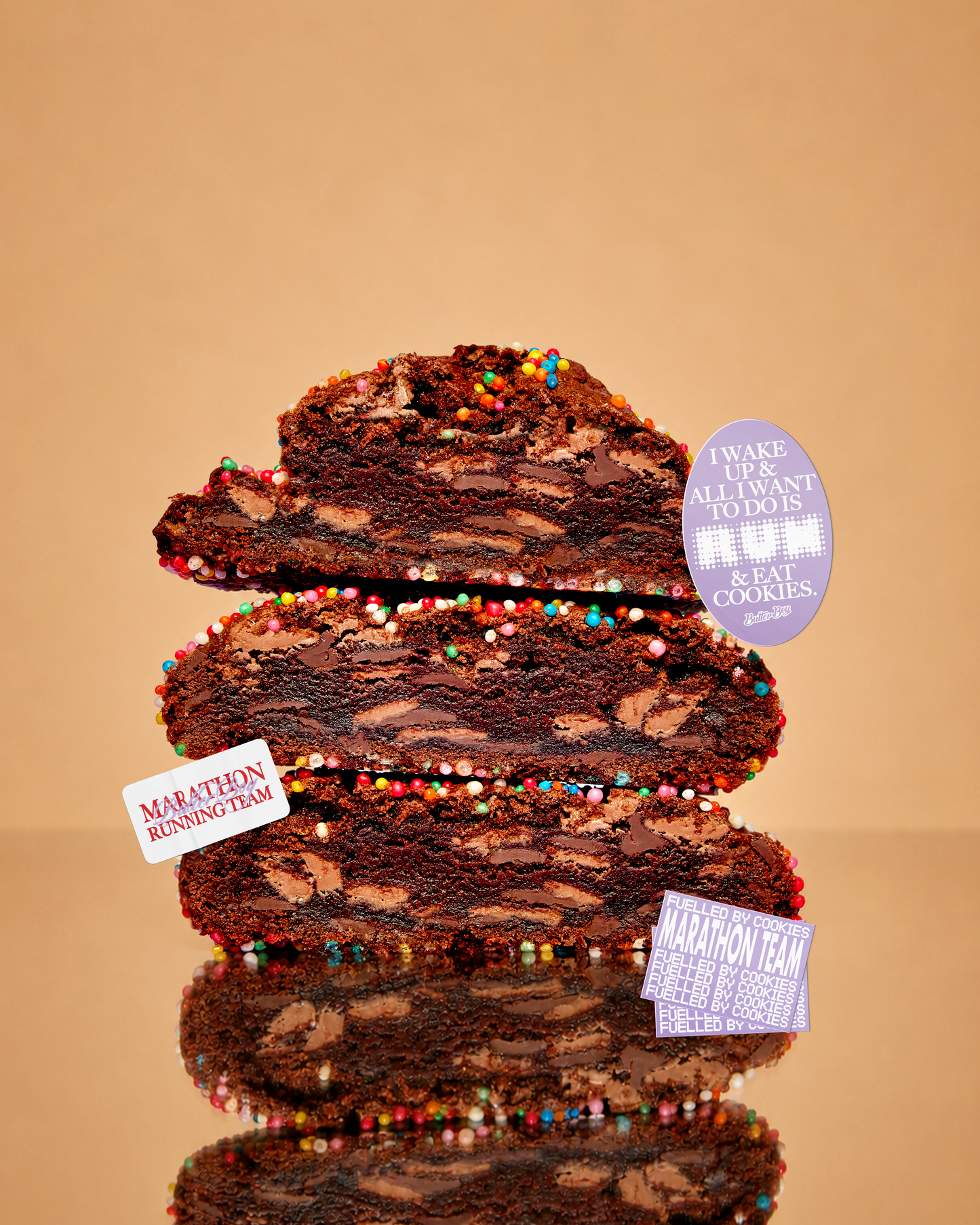 Rainbow Fudge Brownie Cookie Dough 550gm