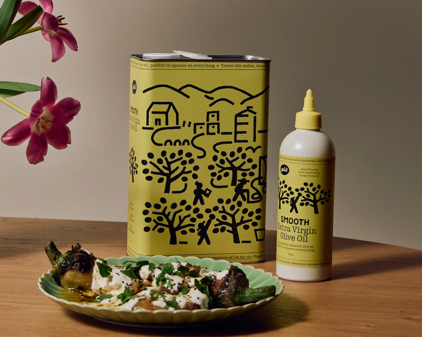 A Tin of Extra Virgin Olive Oil 1L