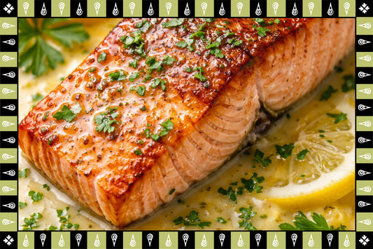Salmon with Lemon-Forward Pepe Saya Beurre Blanc