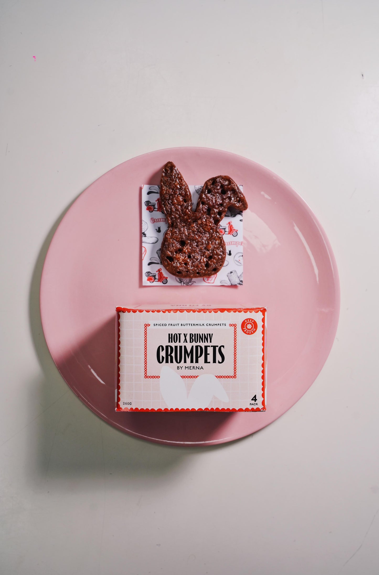 Hot Cross Bunny Crumpets by Merna