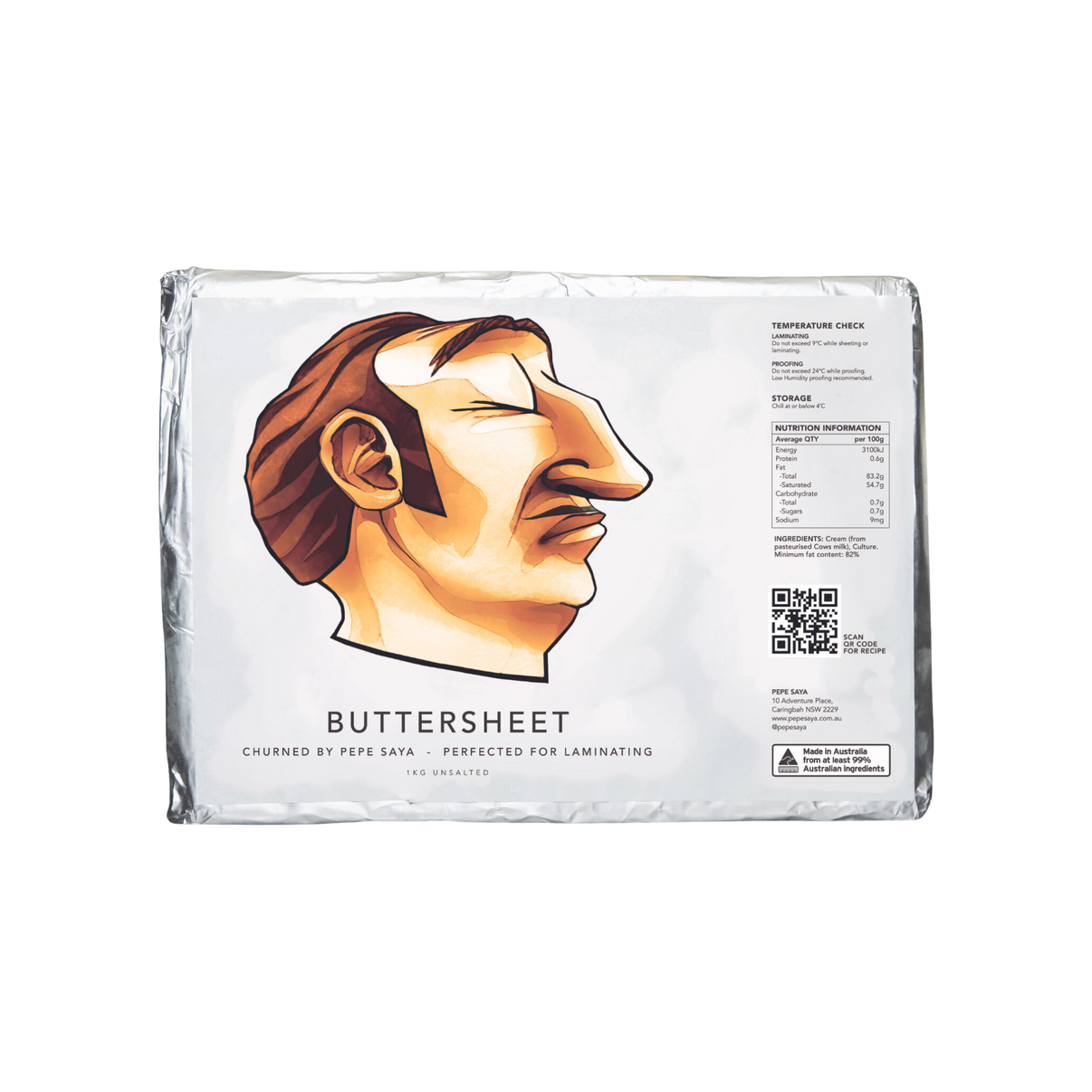 Pepe Saya Buttersheet 1kg Pepe Saya Buttery