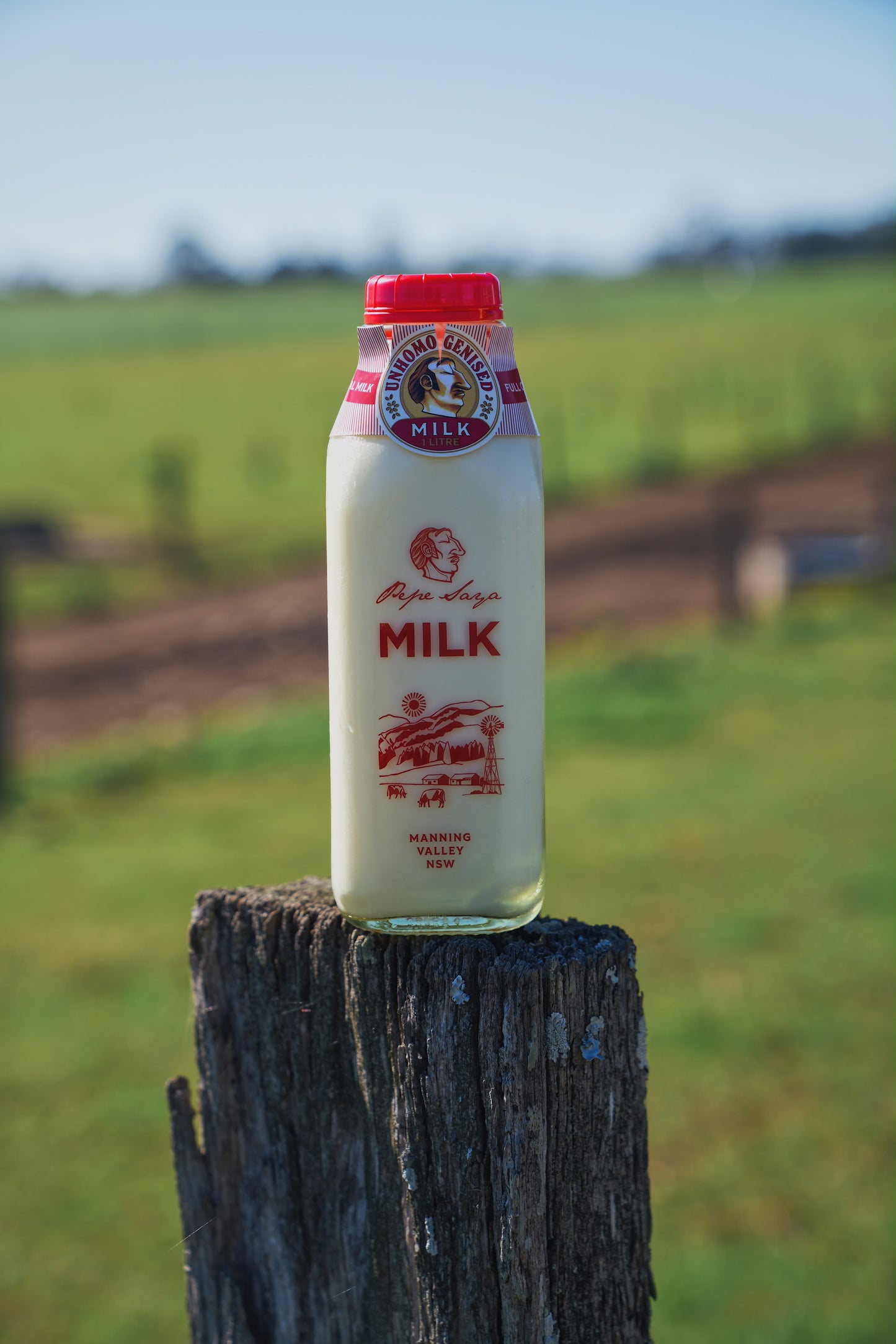 Unhomogenised Milk 1L | reusable glass bottle