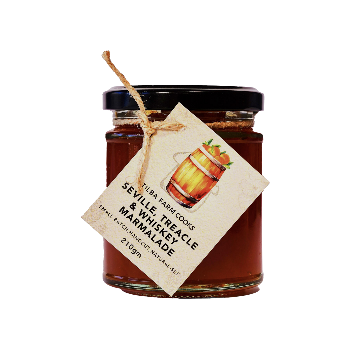 Seville, Treacle and Whiskey Marmalade 210gm