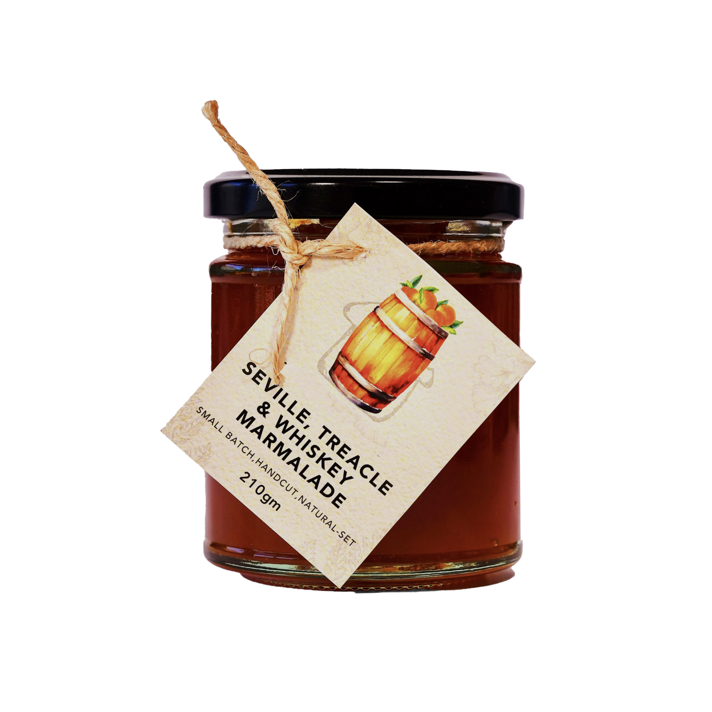 Seville, Treacle and Whiskey Marmalade 210gm