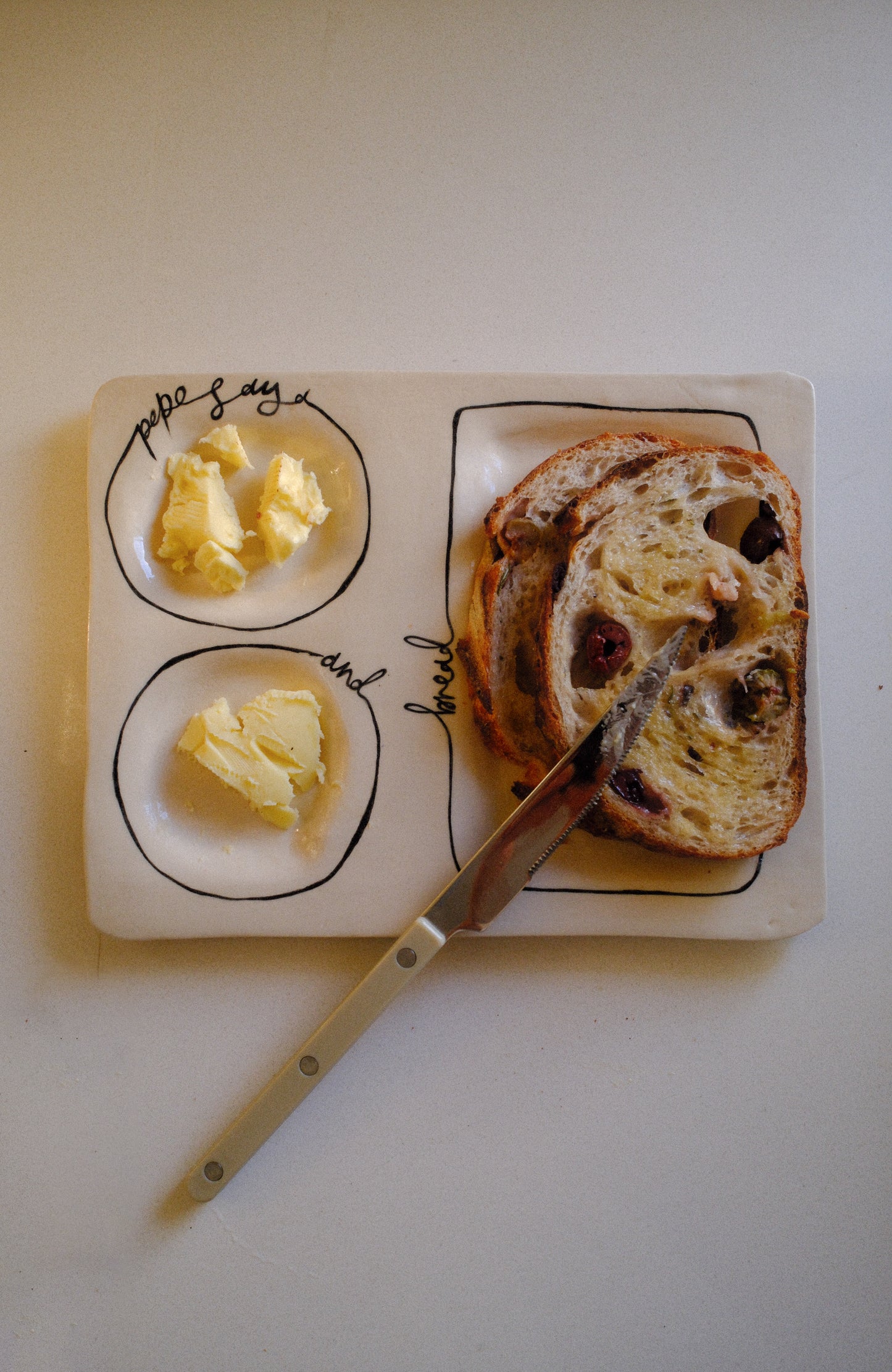 Bread + Butter Plate - Kleyn Ceramics x Pepe Saya