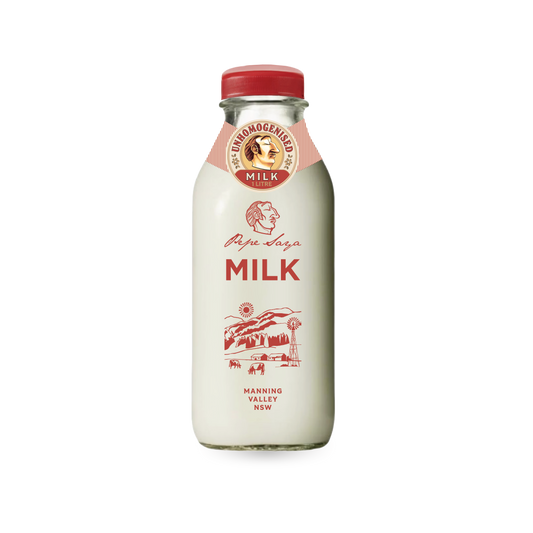 Unhomogenised Milk 1L (reusable glass bottle)