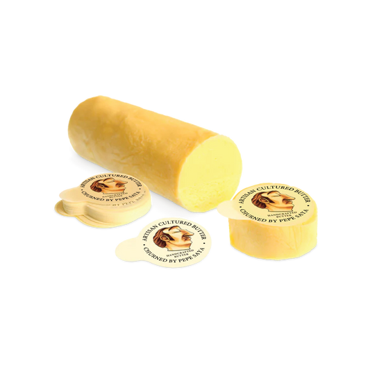 Cultured Butter Restaurant Butter Logs 2.5kg (180-200gm Logs)